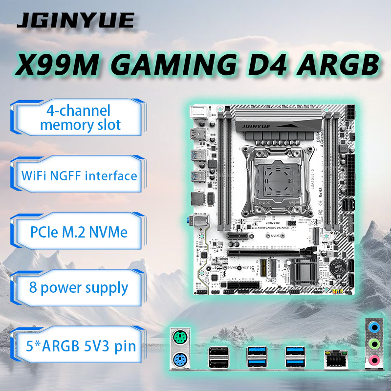128Gb Ddr4 Ecc Lrdimm 3200Mhz - Płyta główna JGINYUE X99 LGA2011-3 M-ATX